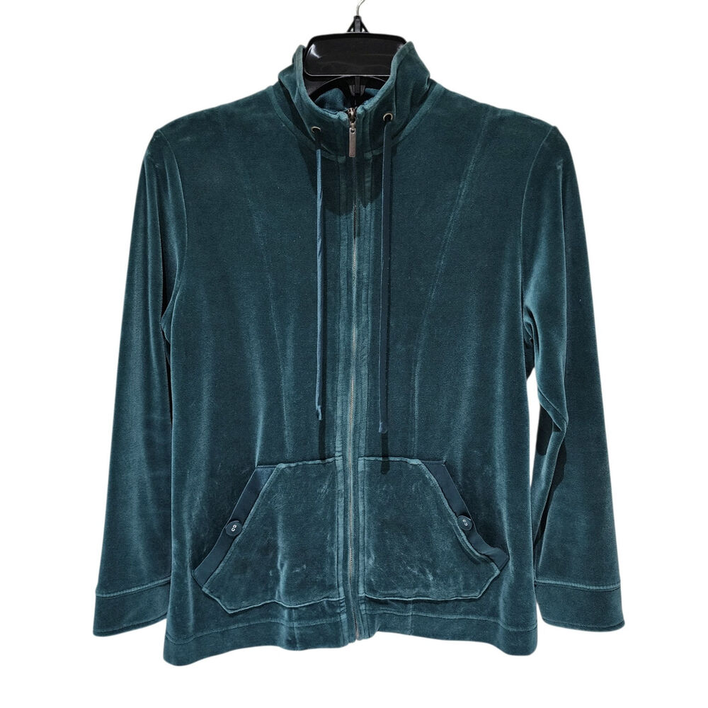 Y2K Velour Jacket Full Zip